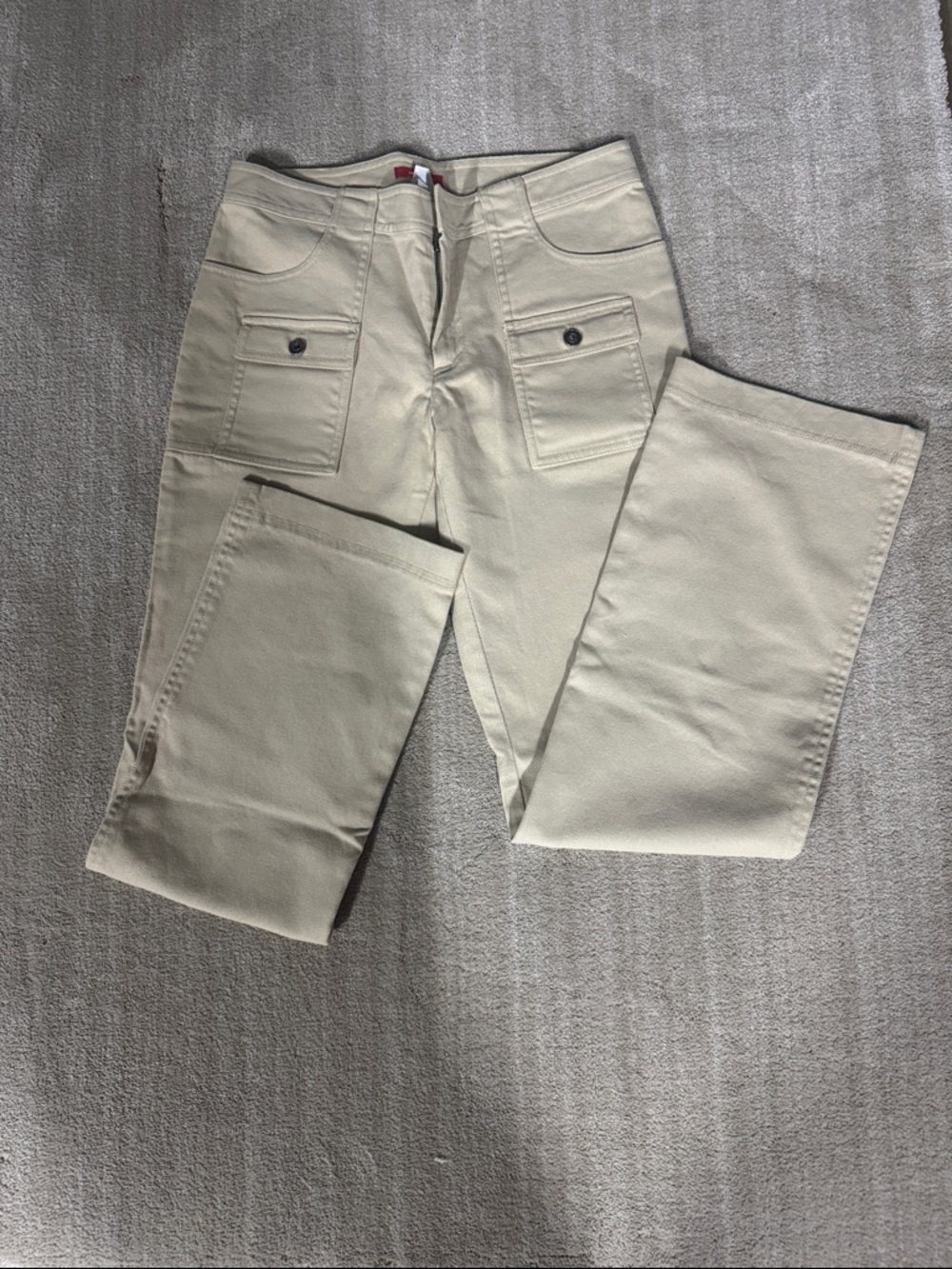J. Crew Beige Cargo-Style Cotton Pants